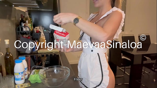My wife fucks bareback in the kitchen she gets a facial and swallows it all