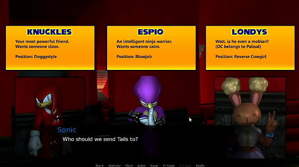 Mobian Brothel Sonic porn game with big tits and ass second episode