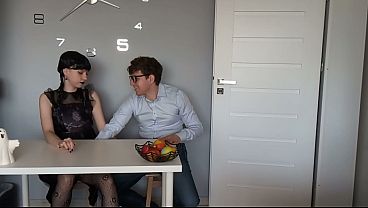 Bratty Wednesday didn't expected a human to have a such enormous cock that will penetrate her till creampie