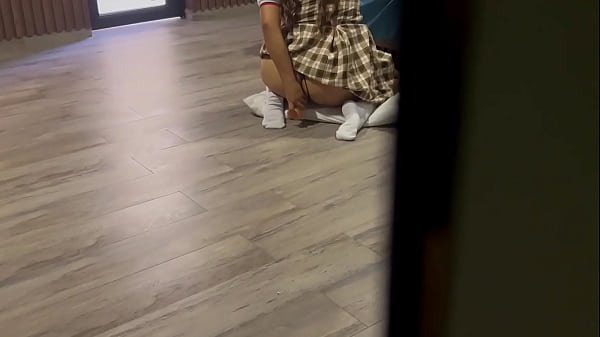 PERVERTED AND DIRTY STEPFATHER DISCOVERS HIS STEPDAUGHTER PICKLING HER ASS AFTER SCHOOL AND MAKES A JACKET BEHIND HER BACK