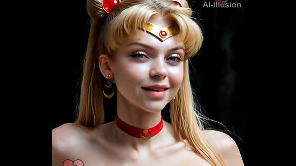 Sailor moon subdued the bad guy  (AI-generated) (No live-action) (NSFW)