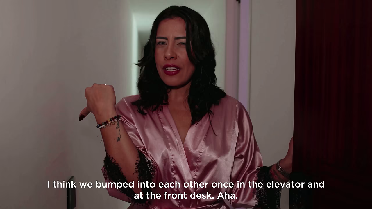 My neighbor is a MILF with a big ass, and she gives me a blowjob and invites me to her bed.