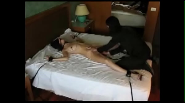 tied spread eagle and gangbanged by bbc