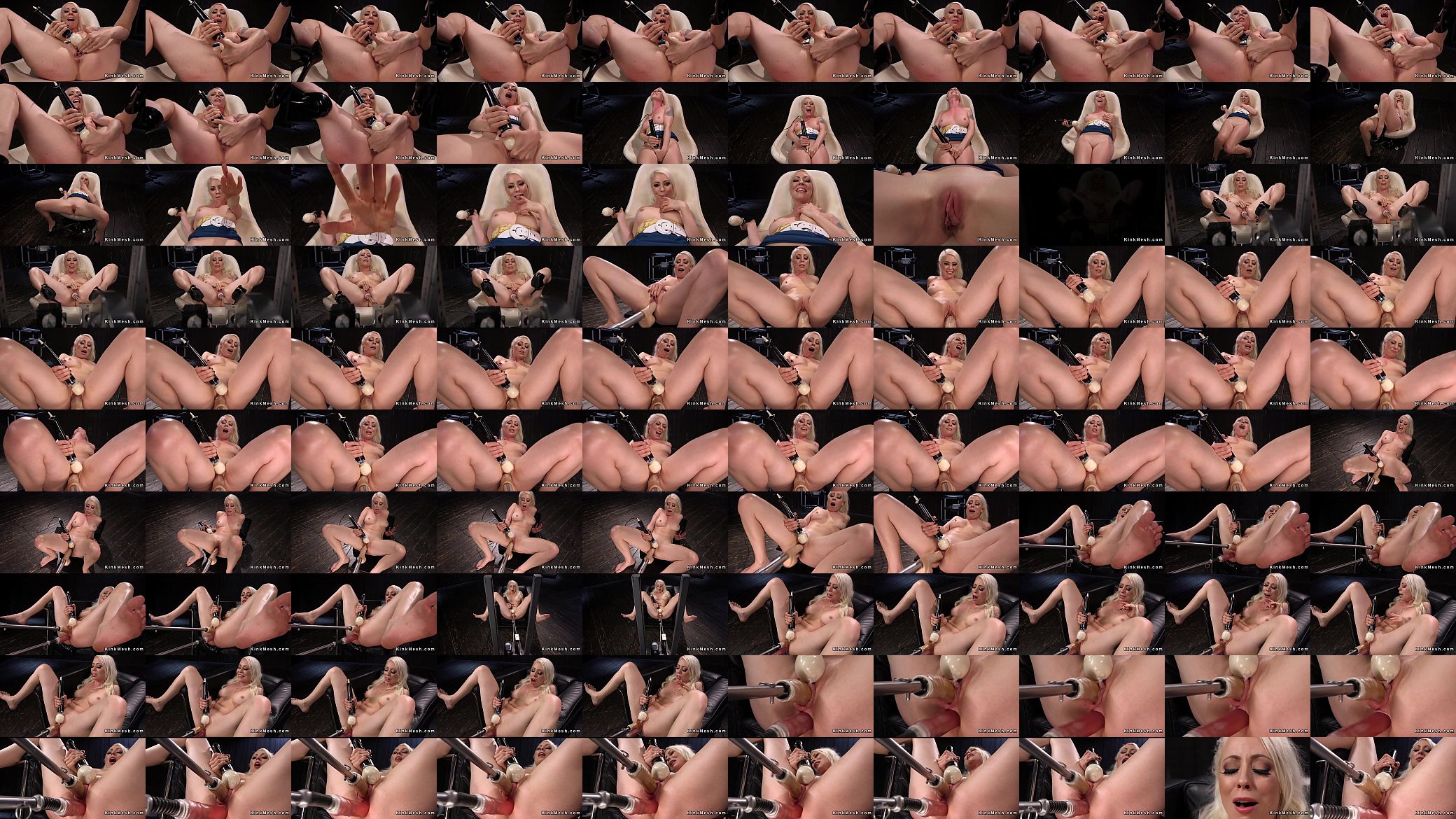 Blonde mature gets two fucking machines 预览图