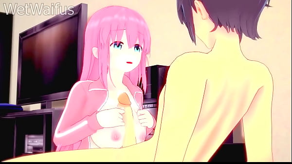 Hitori Gotoh Can't stop Squirting from all the Sex - Bochi the Rock Hentai