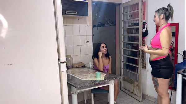 The gossipy and curious neighbor comes to ask for sugar in the early hours of the morning to be melted and sucked with desire! (She says my husband hasn't fucked me in a long time).