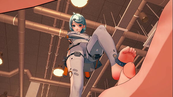 Koikatsu zzz footjob seed in gym