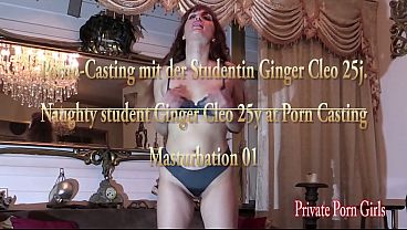 Masturbation mit Sub Ginger Cloe, pervers und geil