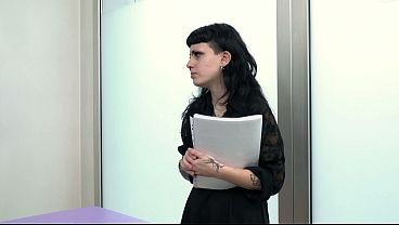 Behind the scene, job interview with a very horny boss. Full video on my Red Page.
