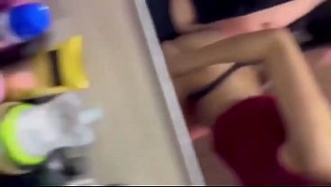My boss, whenever he gets aroused, takes me wherever he wants; this time it was in his office bathroom.
