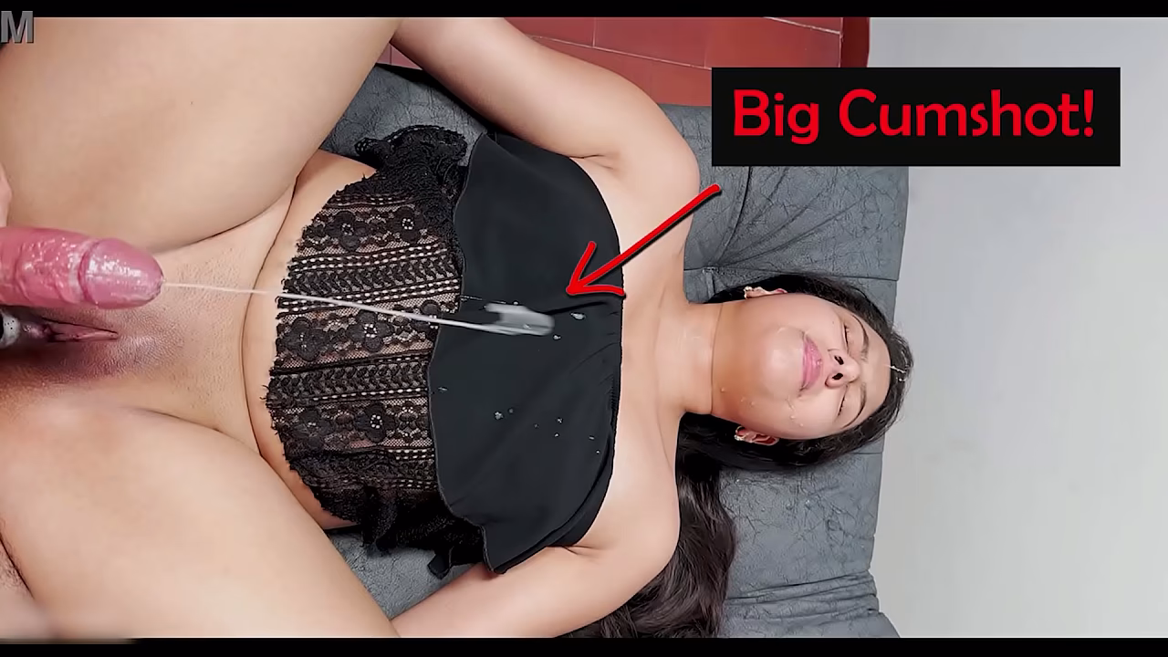 (BIG CUMSHOT) - My stepbrother unloaded his huge cumshot on me!