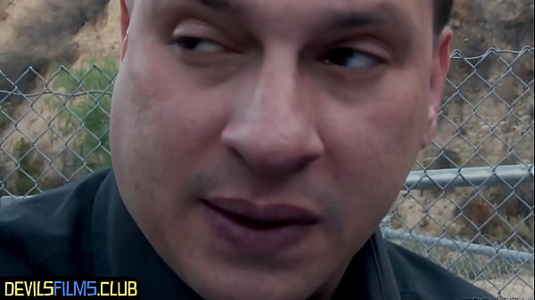 Seductive teen babe riding cock outdoors