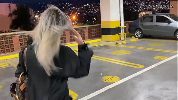 Naty Delgado takes me to see the city and we have public sex in the car