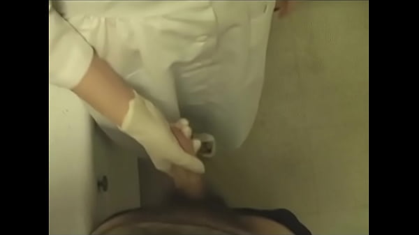 Naughty nurse gives patient a handjob