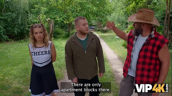 VIP4K. Sneaky Dad fucked a girl right in his vegetable garden