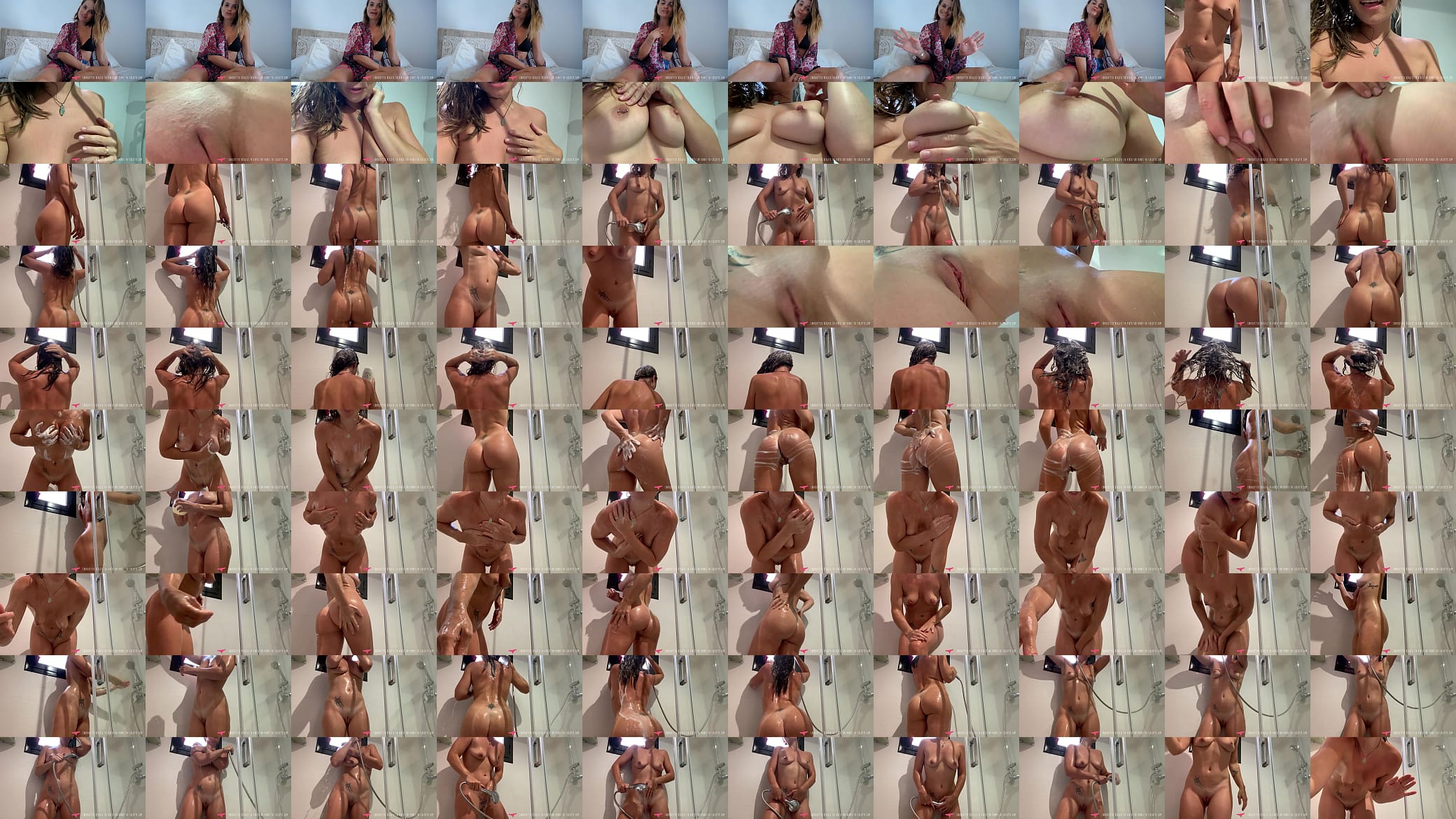 Vends-ta-culotte - Brune Fran&ccedil;aise Pisse et Masturbation dans la Douche - CharlotteX 预览图