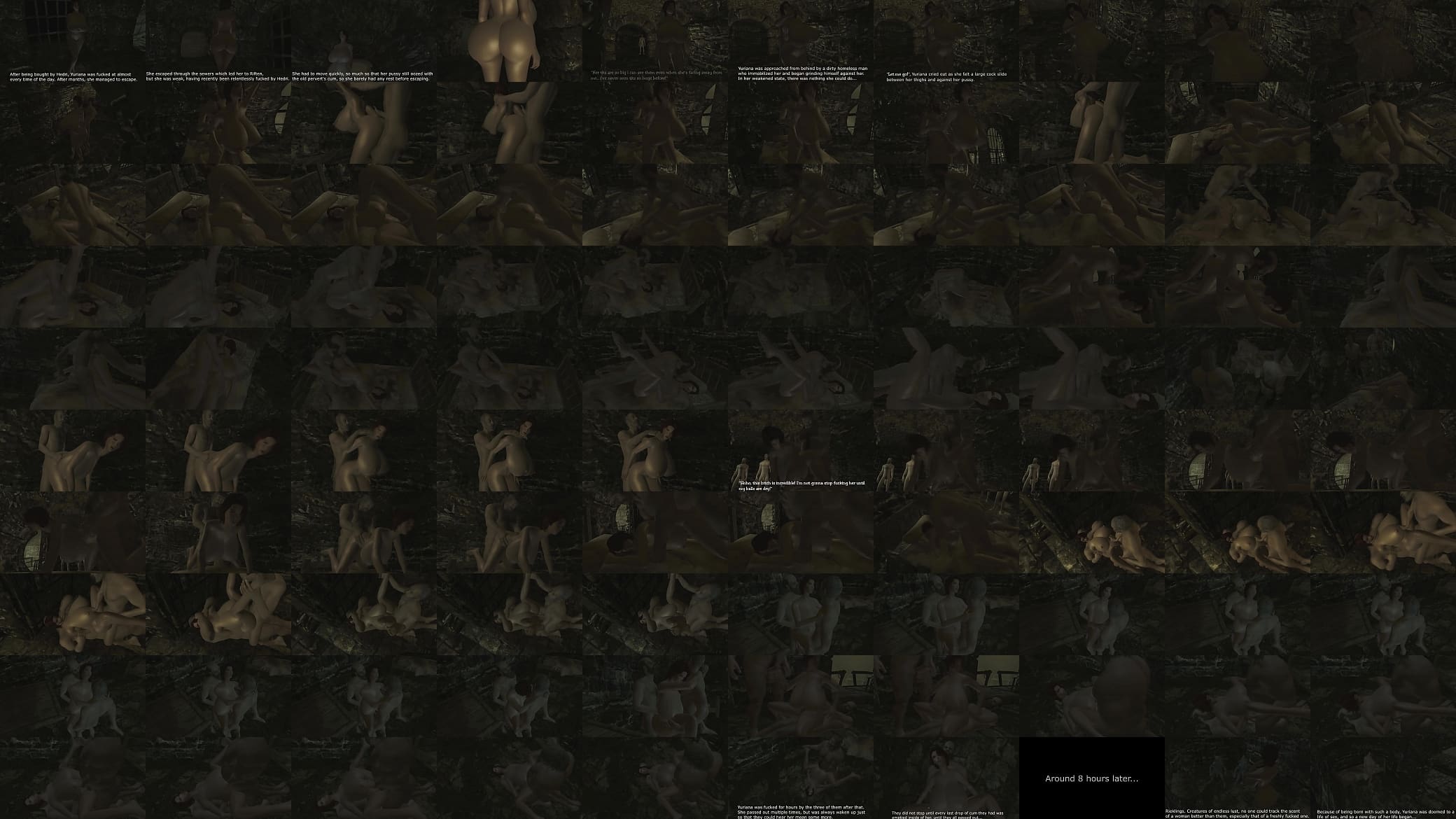 [Skyrim] Yuriana gets fucked by three homeless men 预览图