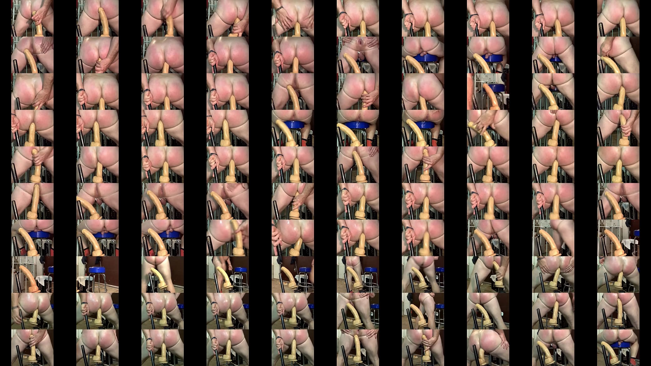 Outdoor naked man anal dildo drill machine horny F,ker! 预览图