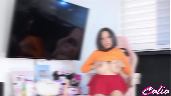 Joy, I'm going to masturbate you with my Vilma outfit