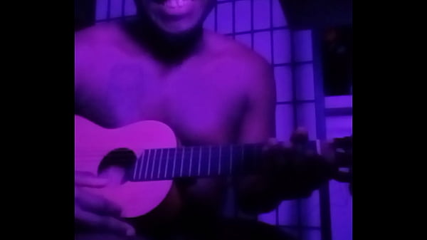 Purple lights while naked 3