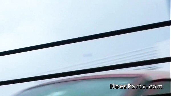 Two sexy amateur babes flashing in public