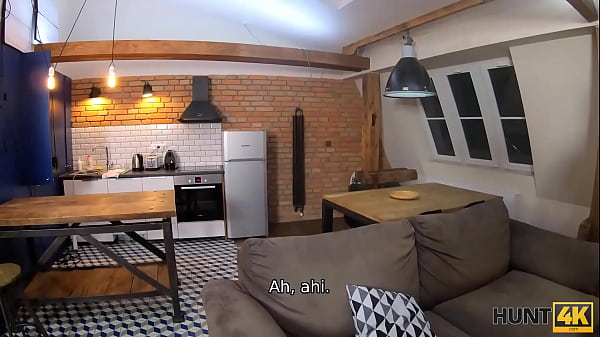 HUNT4K. Man Counts Money As Sexy Wife Jumps On Hunters Thick Cock