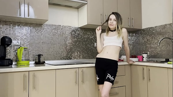 Teaser Stepsisters anal rough fucked in the kitchen by lucky brothers friend