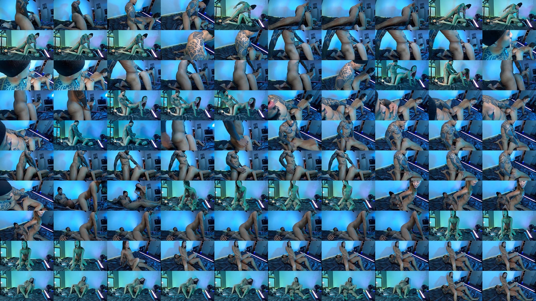 Blue Light Asian Sex 预览图