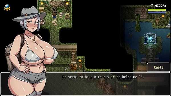 Lost Lagoon [ Harem HENTAI game ] Ep.5 sexy farmer exposing her pussy outside !
