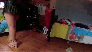 Come on!! LET'S PLAY step MOMMY AND DADDY!!!, curvy stepsister starts playing sexy games with her stepbrother, REAL LATINO VOYEUR in HD HOME VIDEO