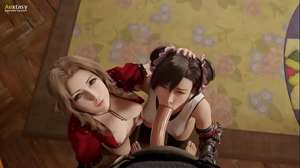 [ Aerith & Tifa ] Final Fantasy VII By Auxtasy