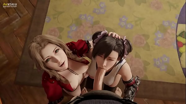  [ Aerith & Tifa ] Final Fantasy VII By Auxtasy