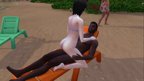 BBC at the beach - Sims 4