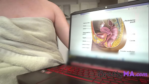 Download Video - StepMa teaches Stepson anatomy with her own body