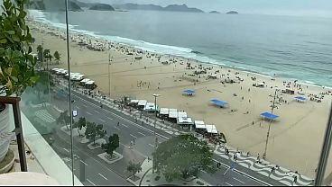 Creampie ANAL on the balcony in Rio De Janeiro