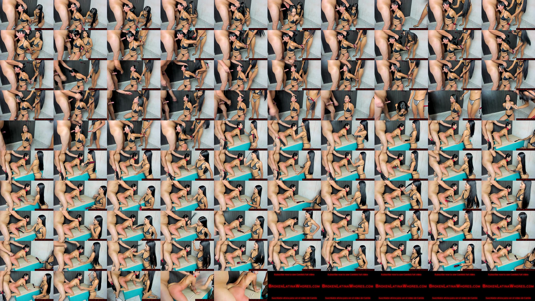 Camila Is Facefucked While Her Friend Beba Makes Her Suffer 预览图