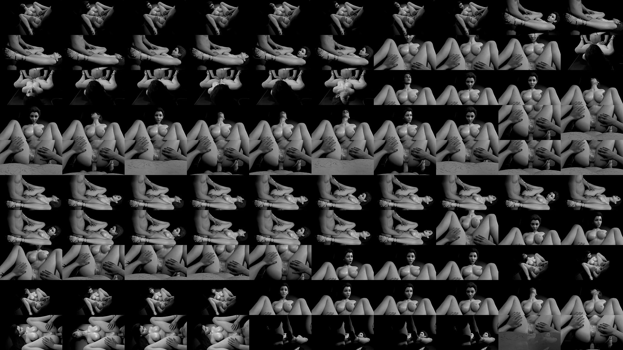 Vintage Style Missionary sex | 3D Porn 预览图