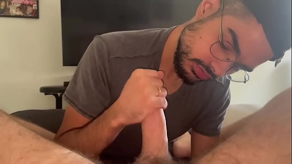 big white cock cums in mouth