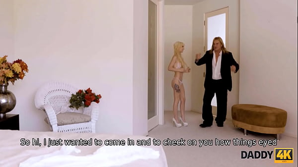DADDY4K. Enticing cutie penetrated with thick cock of future father-in-law