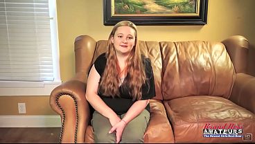 Rose Busty Ginger College Girl Gagging BJ Intense Oral Pleasure!