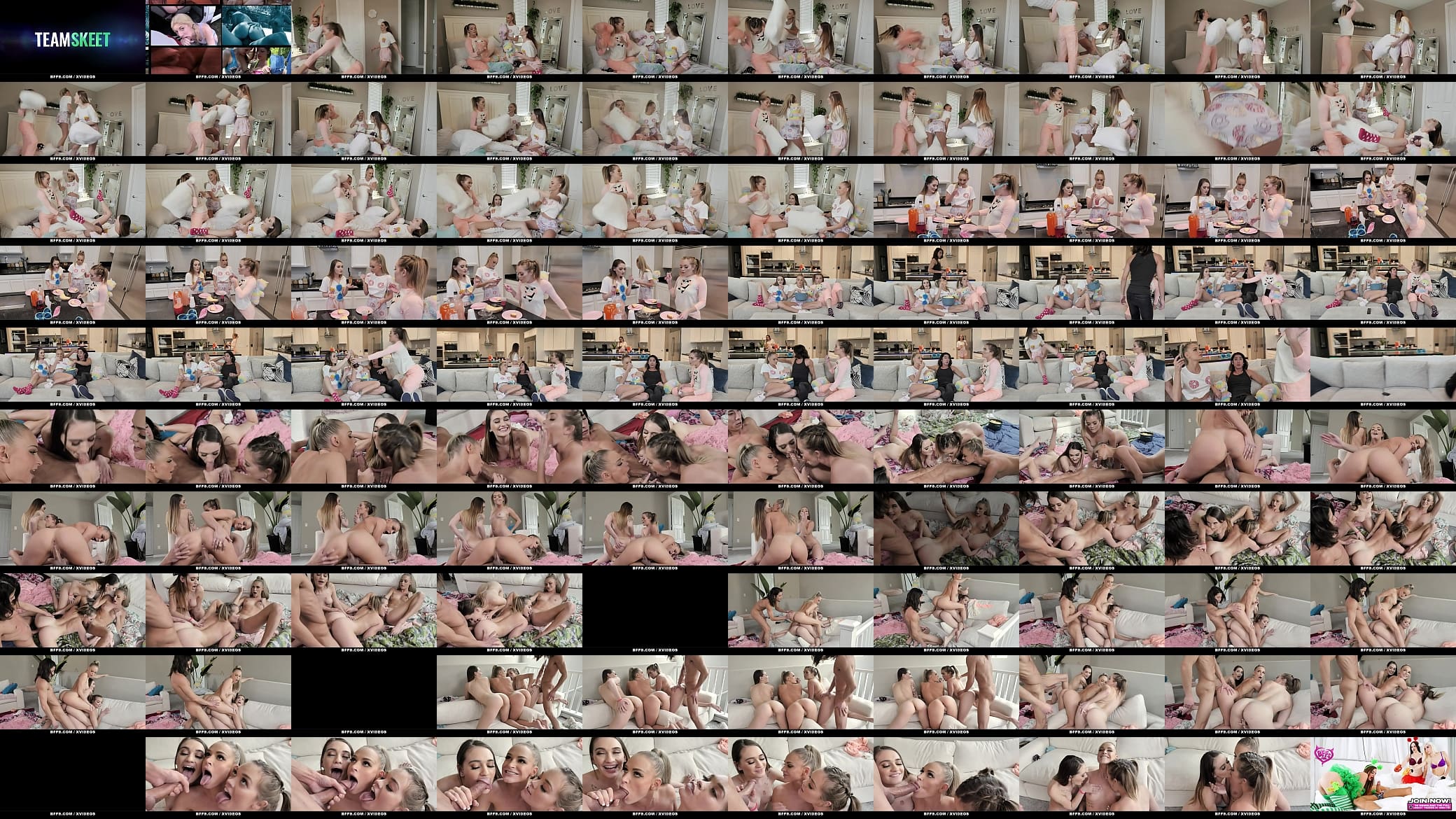 Lucky Dude Enjoys Teen Friends Katie Kush, Emma Hix and Sera Ryder&#039;s Attention 预览图