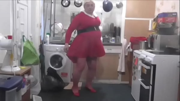 Rosie Déguisée En Mme Père Noël