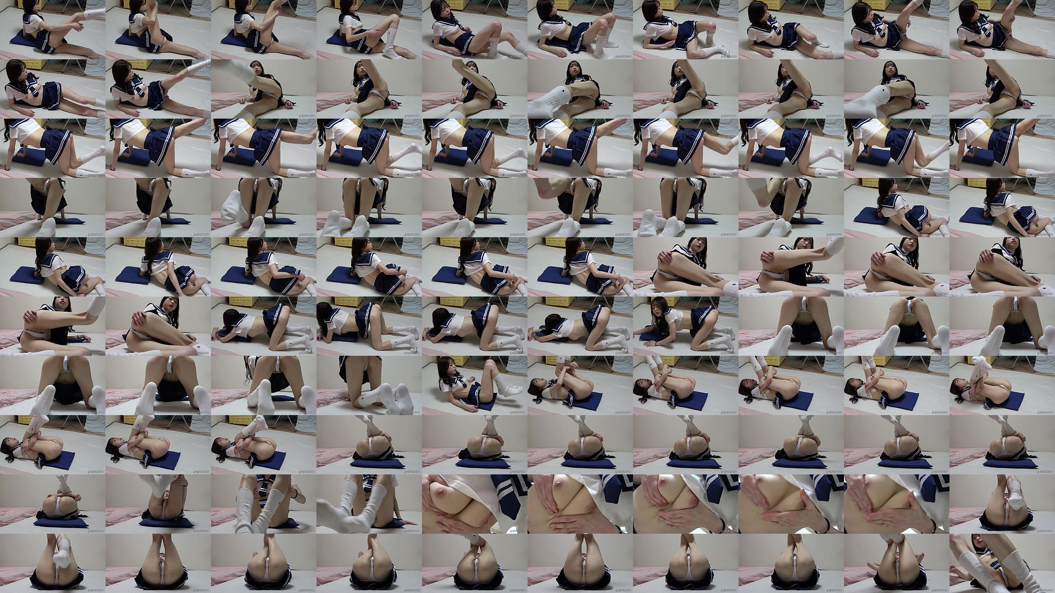 Japanese Girl Spreading Her Legs in Uniform Revealed Everything Under Her Skirt and Spider&#039;s Legs 预览图