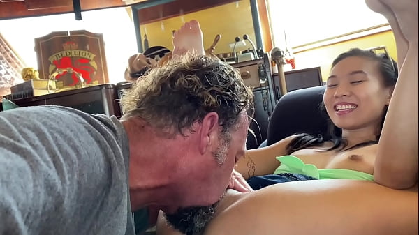 Petite Asian Teen Face Fucked Before Taking Big Dick in Tight Pussy gets huge facial by Original MILF Hunter - Kimmy Kim