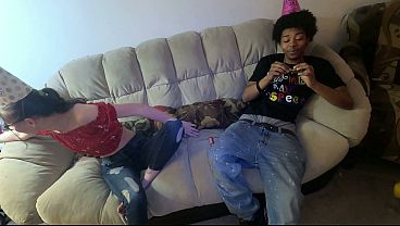 Download Video - She Thought I Was Joking&excl; Anal Butt Fuck At New Years Party &lpar;Jessae Rosae x Savory
