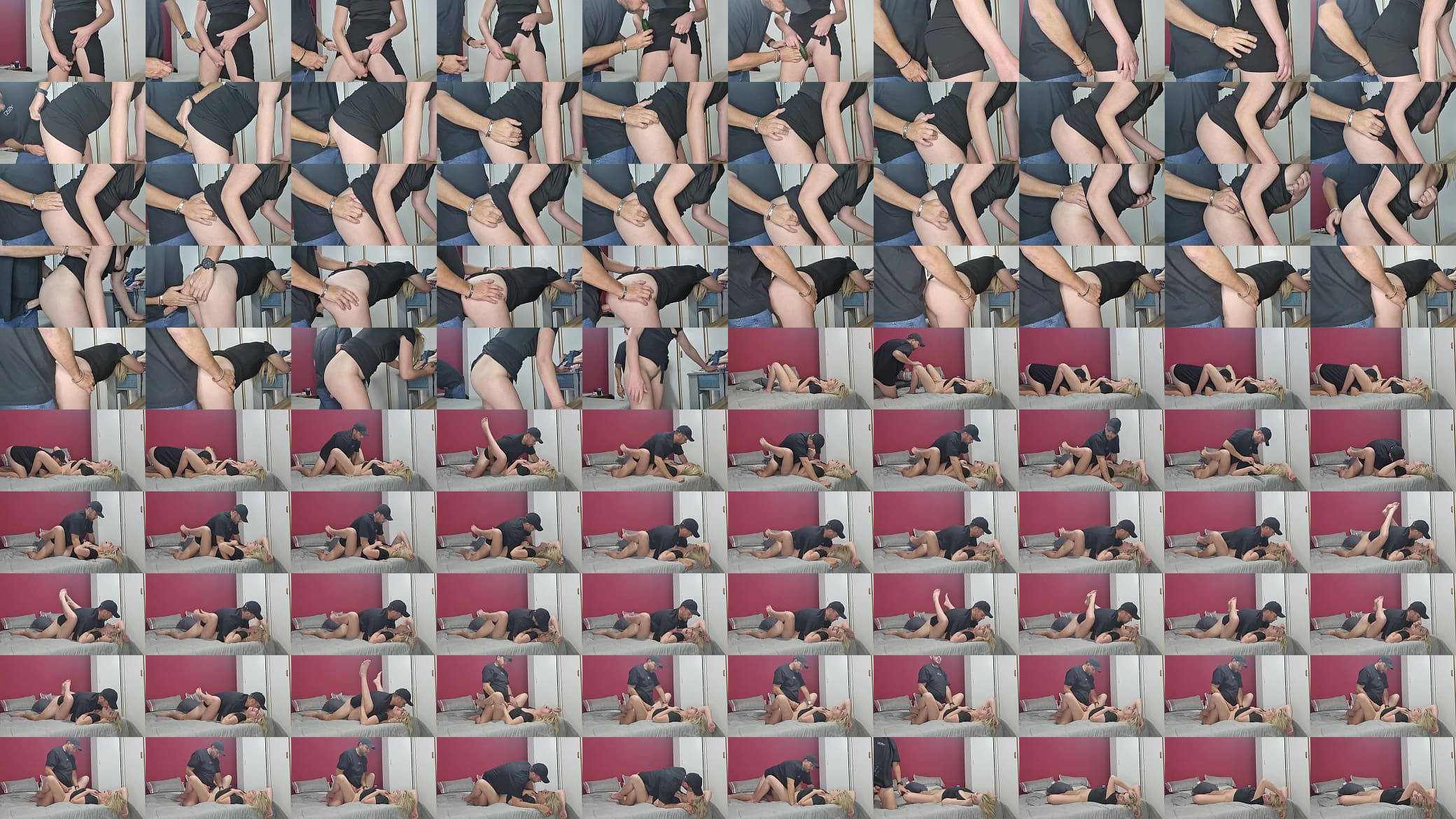 Camera man fucks me after seeing me enjoy my cucumber orgasm 预览图