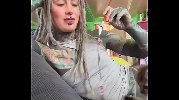 playing with my kitten#tattoogirl #tattoomodel #inkedgirl #tattoos #tattoo #inked #inkedup #kitten