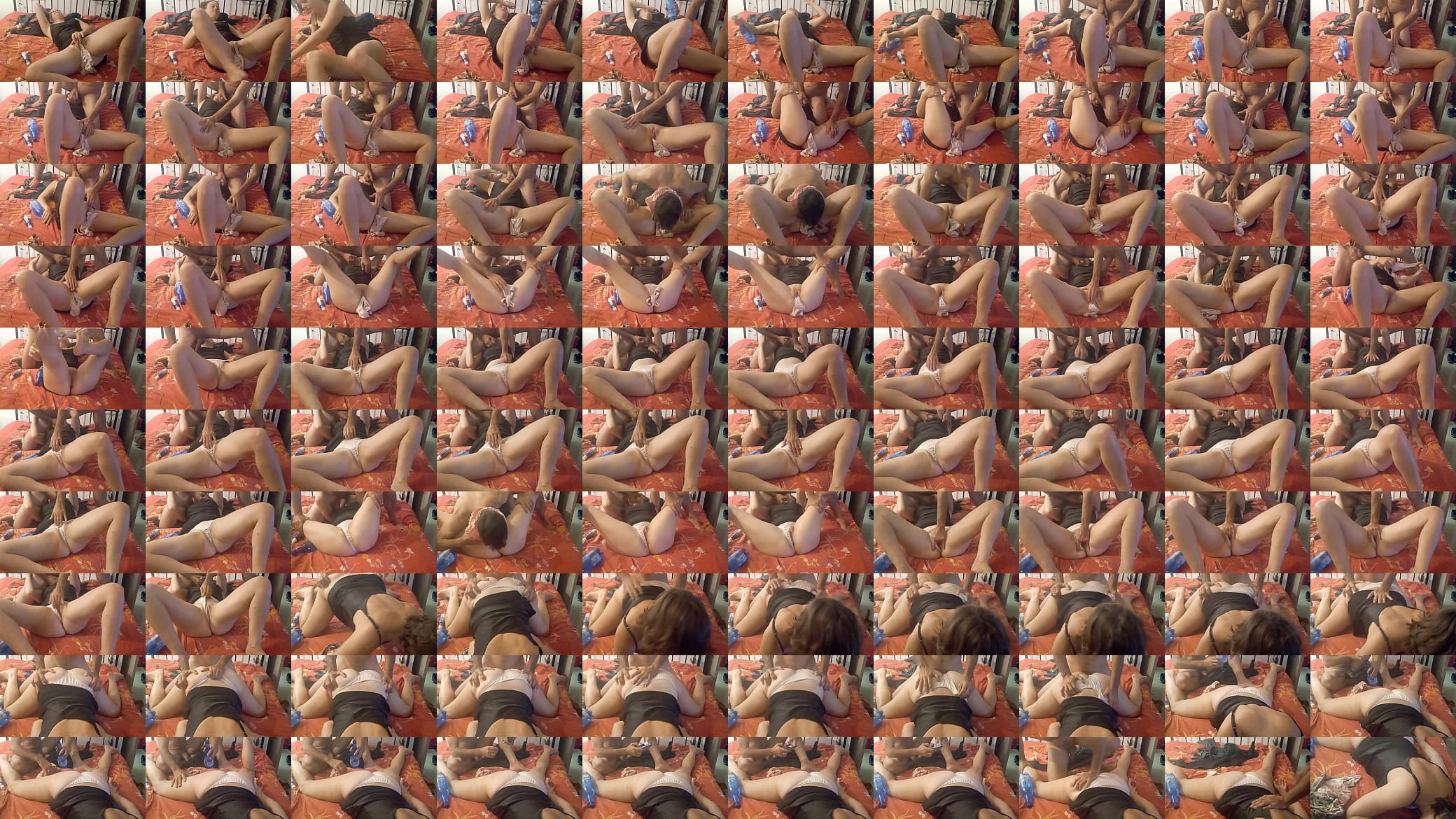 1193 - French Amateur, DoggyStyle Fuck, Satin Lingerie, Clothed Sex, Blowjob, Rimjob 预览图