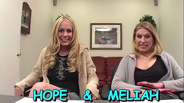 Hope and Meliah Morgan teamed up to get themselves some big black dick in this POV scene