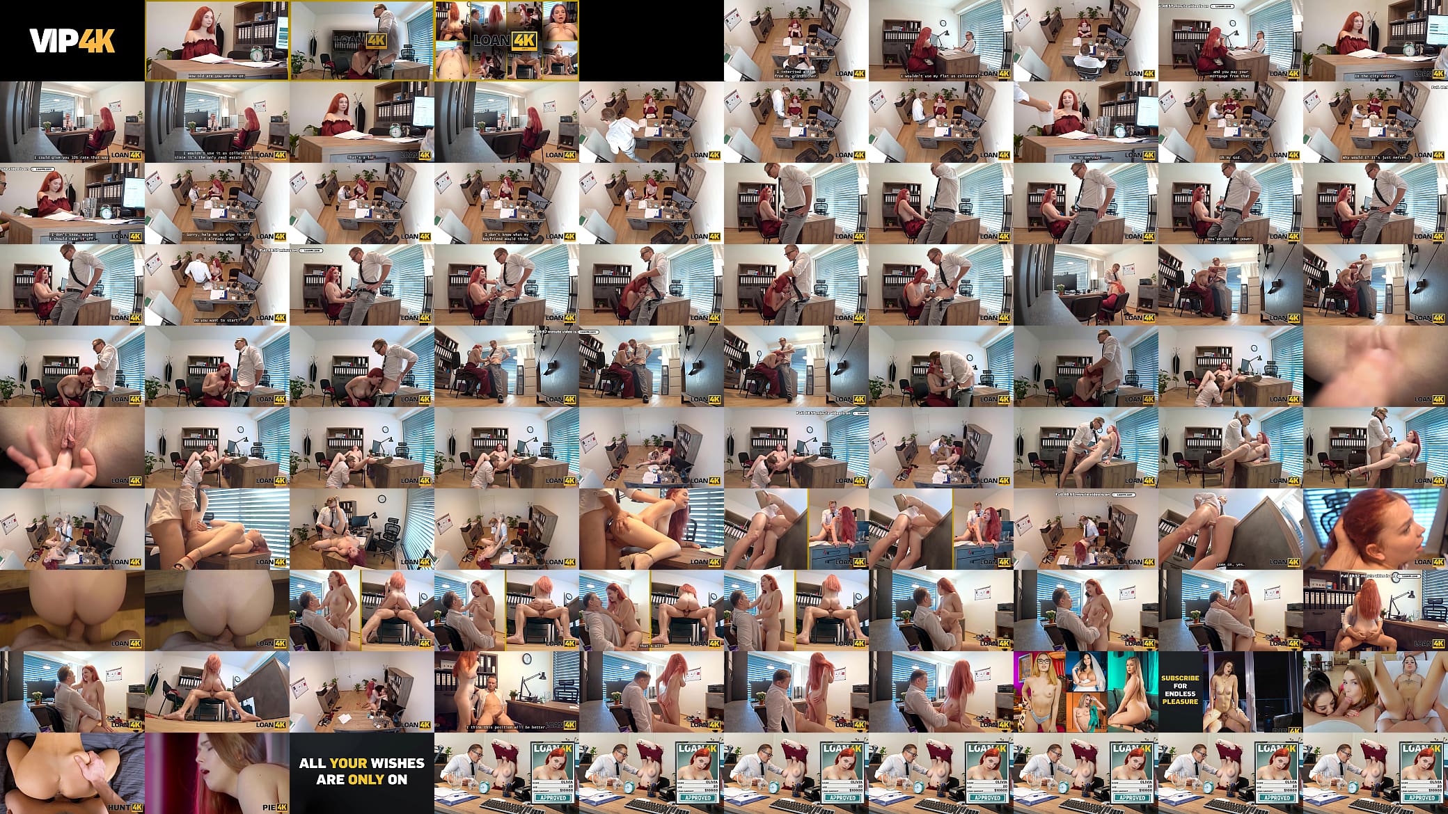 LOAN4K. Young redhead bitch came to show her big tits and fuck in the office for a loan 预览图